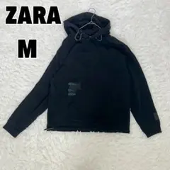 ♥ZARA♥ ザラ (M) パーカー スウェット デザイン
