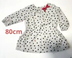 babyGap 水玉 ワンピース チュニック 女の子 80cm 12-18ヶ月