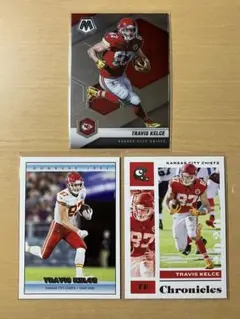 NFL CHIEFS TE TRAVIS KELCE 3枚セット