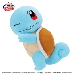 ポケットモンスター もふぐっと ほぺぴたぬいぐるみ-ゼニガメ約20cm タグ付き