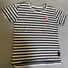 tinycottons ボーダーTシャツ 8Y ポップコーン刺繍のサムネイル