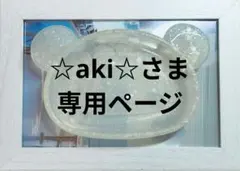 ☆aki☆さま　専用ページ