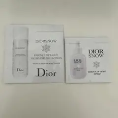 DIOR SNOW サンプル2点