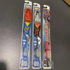 未使用品　ホットウィール　歯ブラシ　スパイダーマン