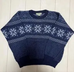70’s L.L.Bean エルエルビーン アイルランド製 ウールニットセーターのサムネイル