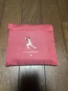 ソフトバンクホークス　ピンク エコバッグ 栗原選手