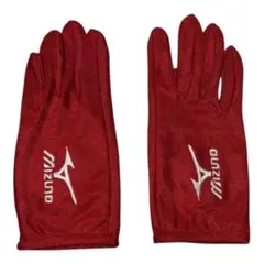 ミズノ バッティング用手袋 赤　手袋　レッド　Mizuno