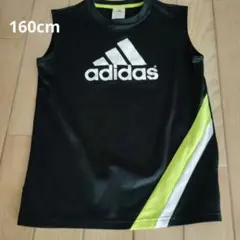 adidas ノースリーブタンクトップ 黒