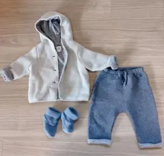 GAPベビー　3点セット　上着　ズボン　室内シューズ