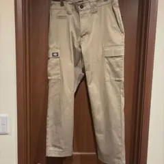 Dickies ベージュ カーゴパンツ　サイズＬ