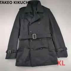 タケオキクチ　ダブルブレスト　トレンチコート　大きいサイズXL　美品