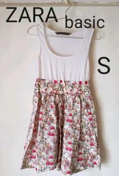 可愛い!! ZARA Basic ザラ 花柄ワンピース