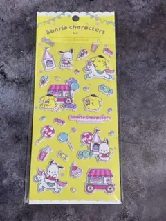 『海外正規品』Sanrio charactersプリン&ポチャコぷっくりシール
