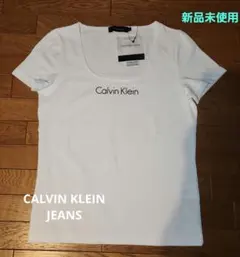 CALVIN KLEIN　JEANS 　白　半袖カットソー　新品未使用タグ付きのサムネイル