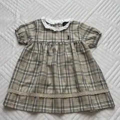 EASTBOY チェック柄 ワンピース 90