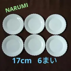 NARUMI ケーキ皿 17cm 6枚セット ホワイト 花柄のサムネイル