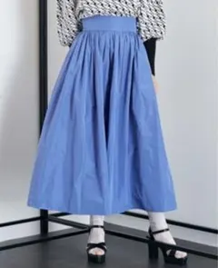 美品✨ ANAYI 25SS タフタ切替ティアードスカート - メルカリ