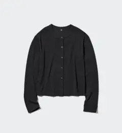 ユニクロ　UVカットジャージークルーネックカーディガン