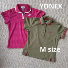 YONEX ヨネックス バドミントンウェア ポロシャツ 2枚セットのサムネイル