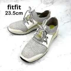 【新品】fitfitフィットフィット メッシュスニーカー 23.5 グレー