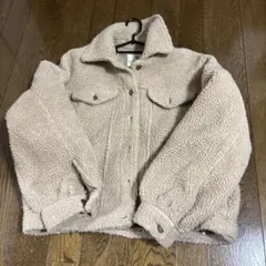 earth music&ecology ベージュ ボアジャケット F