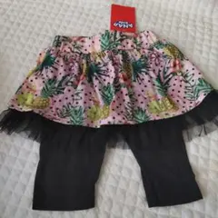 【新品】ANAP kids 100cm パイン柄 レース スカッツ