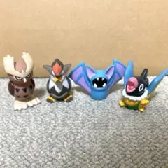 ポケモン ゆび人形 ひこうタイプ ズバット ヨルノズク ムクホーク ぺラップ