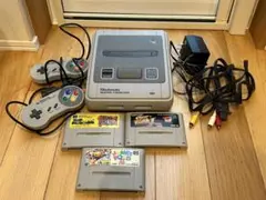 ジャンクNintendo スーパーファミコン 本体とゲームセット