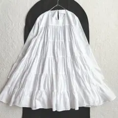 Merlette Soliman ティアード 白 ワンピース マーレット - メルカリ
