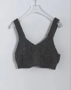 新品❗️即日発送❗️ケーブルニットビスチェ anuke アンヌーク