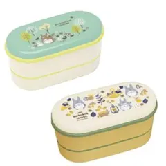 トトロ　お弁当箱　2段　2種類　箸付きのサムネイル
