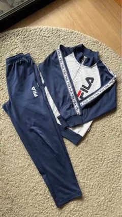 FILA ジャージセット ネイビー/ホワイト　サイズ150