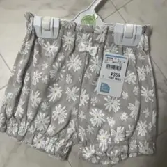 花柄グレーパンツ 60-70cm