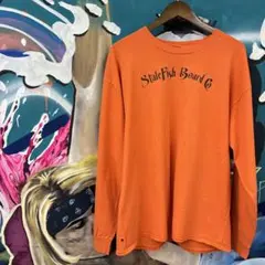 Stale Fish Board Co 長袖カットソー オレンジ　ロンTのサムネイル