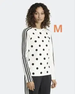 adidas アディダス　ドット　日本未入荷　ロンT 新品　白　ホワイトのサムネイル