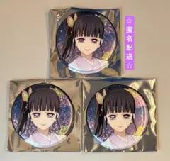 鬼滅の刃 ジャンプフェスタ アニプレックス ホログラム 缶バッジ 栗花落カナヲ