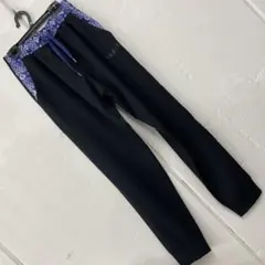 kitson ヨガパンツ ブラック 総柄ウエスト