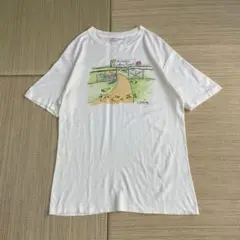80s USA製 THE FAR SIDEチキン ジョーク Tシャツ L