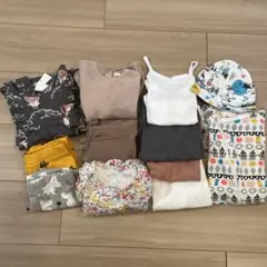 H&M UNIQLO セット　長袖　肌着　女の子　4-6M 70 74 秋物