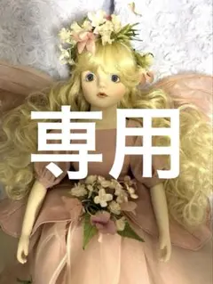 若月まり子　中型ビスクドール可愛い女の子美品！ 若月まり子 中型ビスクドール可愛い女の子美品！ 若月まり子