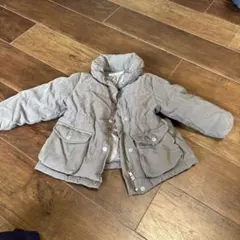 BeBe グレー ダウンコート 2ポケット