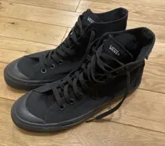 VANSバンズ ハイカット オールブラック 26.5cm
