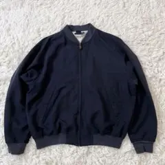 nautica ノーティカ　90s フルジップブルゾン　レーヨン　オーバーサイズ