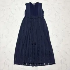 ⭐️yukiemonテディベアワンピース ネイビー新品 - メルカリ