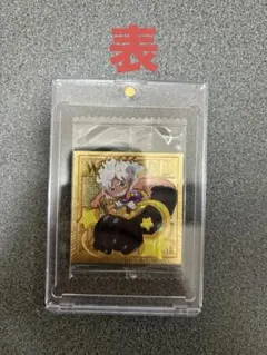 ワンピースウエハースLOG12 ゴールドパラレル　USGR ニカ ルフィ 表裏