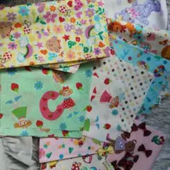 カーリーコレクション　布地セット まとめ売り　ワッペン　リボン