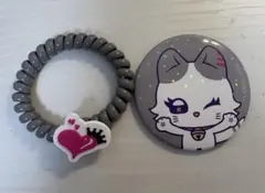 清水恵子 K:NYAN 缶バッジ スプリングゴムのサムネイル