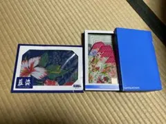 新品未使用藍染 大判 ハンカチ MITSUKOSHIハンカチまとめ売り即購入可能のサムネイル