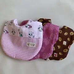 ハンドメイド スタイセット 3枚組　女の子柄