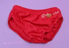 チア◆ユニフォーム/レオタード製アンスコ/赤/コスプレ撮影衣装M